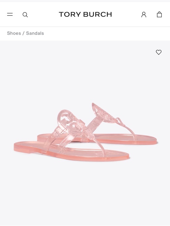 Tory Burch Shoes - Tory Burch Transparent Pink Jelly Miller Thong Sandals